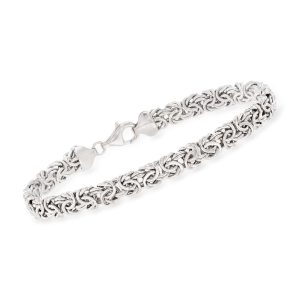 Sterling Silver Byzantine Bracelet