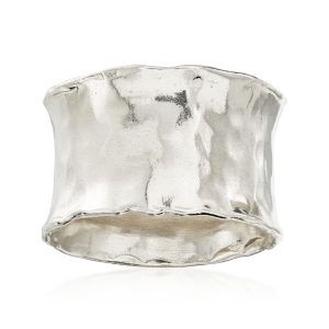 Sterling Silver Hammered Ring