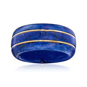 Lapis Ring with 14kt Yellow Gold