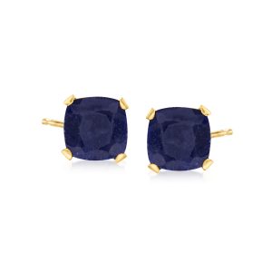 5.50 ct. t.w. Sapphire Martini Stud Earrings in 14kt Yellow Gold