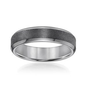 Men's 6mm Tantalum Wedding Band. Size 7.5
