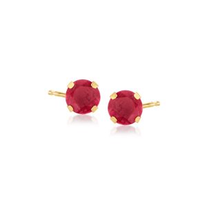 1.60 ct. t.w. Ruby Martini Stud Earrings in 14kt Yellow Gold