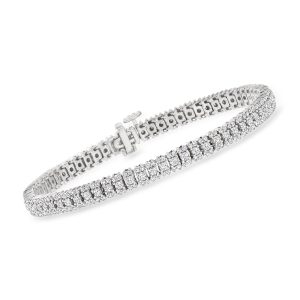 3.50 ct. t.w. Diamond Tennis Bracelet in Sterling Silver