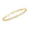 10kt Yellow Gold Paper Clip Link Bracelet