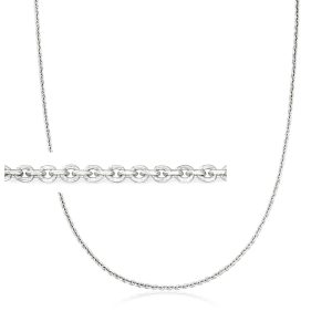 Gabriel Designs Men's 2.85mm Sterling Silver Cable-Chain Necklace. 22"