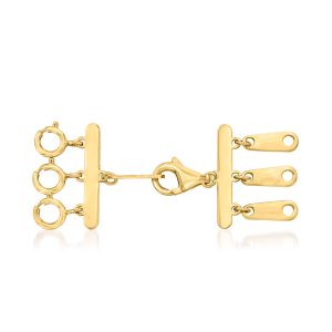 Italian 14kt Yellow Gold Layering Clasp