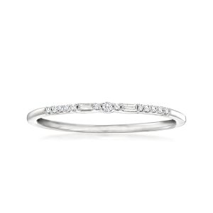Diamond Ring in Sterling Silver