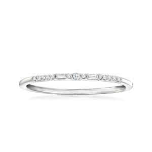 Diamond Ring in Sterling Silver