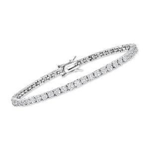 5.50 ct. t.w. Moissanite Tennis Bracelet in Sterling Silver