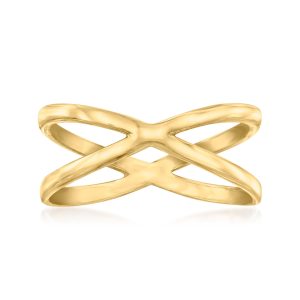10kt Yellow Gold Crisscross Ring