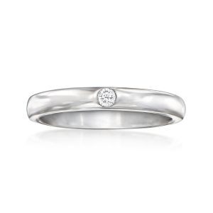 Diamond Ring in Sterling Silver