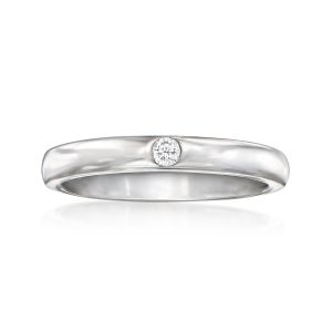 Diamond Ring in Sterling Silver