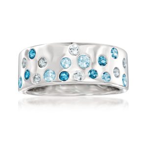 .70 ct. t.w. Tonal Blue Topaz Ring in Sterling Silver