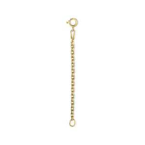 1.9mm 14kt Yellow Gold Cable-Chain Necklace Extender. 2"