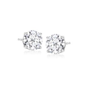 2.00 ct. t.w. Lab-Grown Diamond Stud Earrings in 14kt White Gold