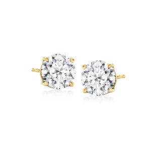 2.00 ct. t.w. Lab-Grown Diamond Stud Earrings in 14kt Yellow Gold