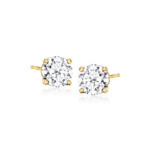 1.50 ct. t.w. Lab-Grown Diamond Stud Earrings in 14kt Yellow Gold