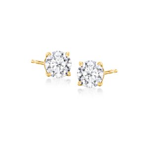 1.00 ct. t.w. Lab-Grown Diamond Stud Earrings in 14kt Yellow Gold