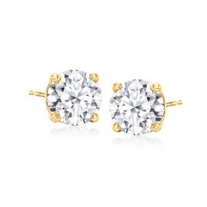 3.00 ct. t.w. Lab-Grown Diamond Stud Earrings in 14kt Yellow Gold