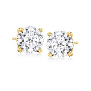 4.00 ct. t.w. Lab-Grown Diamond Stud Earrings in 14kt Yellow Gold