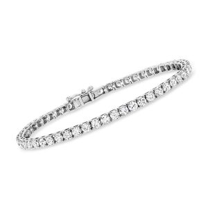 7.00 ct. t.w. Lab-Grown Diamond Tennis Bracelet in 14kt White Gold