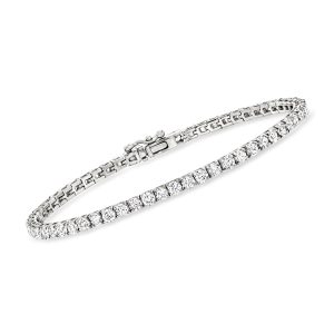 5.00 ct. t.w. Lab-Grown Diamond Tennis Bracelet in 14kt White Gold