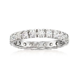 1.10 ct. t.w. Moissanite Eternity Band in Sterling Silver
