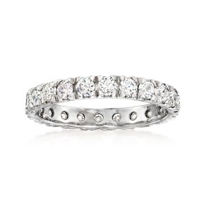 1.10 ct. t.w. Moissanite Eternity Band in Sterling Silver