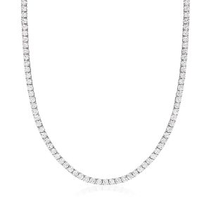 10.00 ct. t.w. Lab-Grown Diamond Tennis Necklace in 14kt White Gold