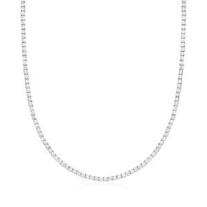 5.00 ct. t.w. Lab-Grown Diamond Tennis Necklace in 14kt White Gold