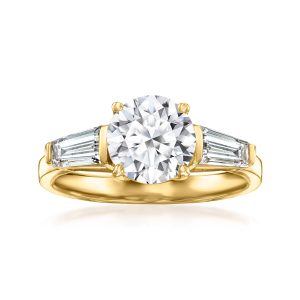 2.50 ct. t.w. Lab-Grown Diamond Ring in 14kt Yellow Gold