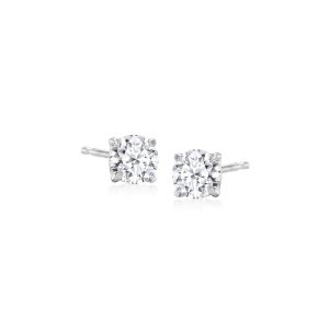 .50 ct. t.w. Lab-Grown Diamond Stud Earrings in 14kt White Gold