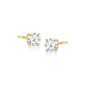 .25 ct. t.w. Lab-Grown Diamond Stud Earrings in 14kt Yellow Gold