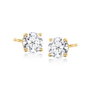 .75 ct. t.w. Lab-Grown Diamond Stud Earrings in 14kt Yellow Gold