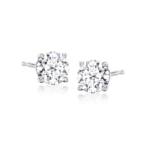 .75 ct. t.w. Lab-Grown Diamond Stud Earrings in 14kt White Gold