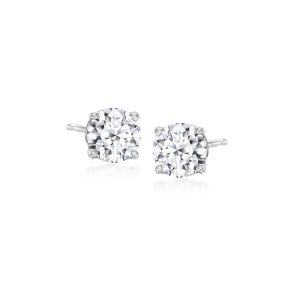 1.00 ct. t.w. Lab-Grown Diamond Stud Earrings in Sterling Silver