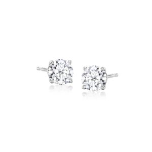 .75 ct. t.w. Lab-Grown Diamond Stud Earrings in Sterling Silver