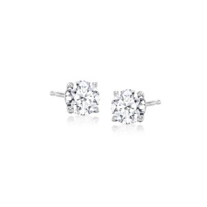 .75 ct. t.w. Lab-Grown Diamond Stud Earrings in Sterling Silver