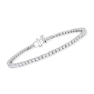 3.00 ct. t.w. Lab-Grown Diamond Tennis Bracelet in Sterling Silver