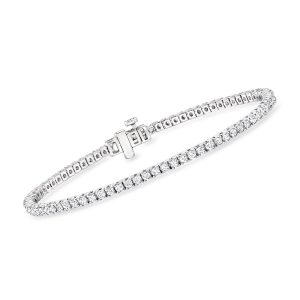 2.00 ct. t.w. Lab-Grown Diamond Tennis Bracelet in Sterling Silver