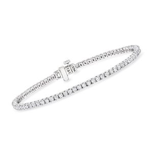 2.00 ct. t.w. Lab-Grown Diamond Tennis Bracelet in Sterling Silver
