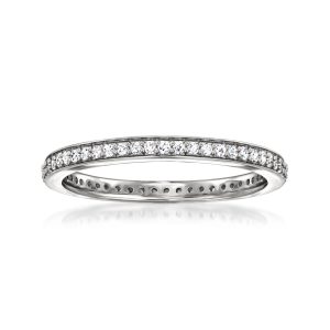 .25 ct. t.w. Lab-Grown Diamond Eternity Band in Sterling Silver
