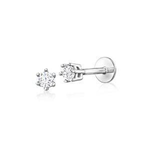.10 ct. t.w. Diamond Flat-Back Stud Earrings in Sterling Silver