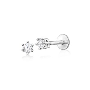 .10 ct. t.w. Diamond Flat-Back Stud Earrings in Sterling Silver
