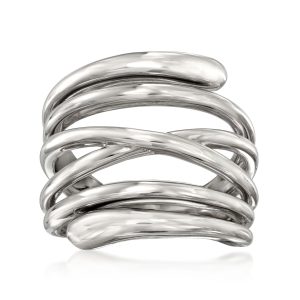 Italian Sterling Silver Highway Ring