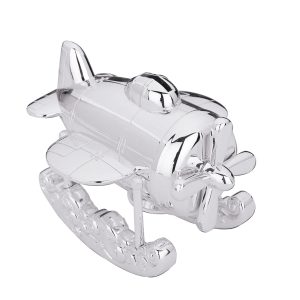 Reed & Barton "Zoom Zoom" Airplane Coin Bank