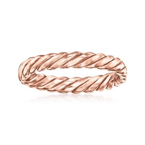 14kt Rose Gold Twisted Ring
