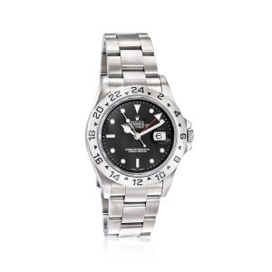 Pre-Owned Rolex Explorer Ll Men's 40mm Automatic Watch in Stainless Steel