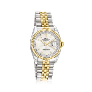 Pre-Owned Rolex Datejust Men's 36mm Automatic Stainless Steel and 18kt Yellow Gold Watch