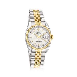 Pre-Owned Rolex Datejust Men's 36mm Automatic Stainless Steel and 18kt Yellow Gold Watch